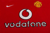 Manchester United 02/04 Men's Home Retro Long Sleeve Shirt