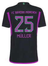 MÜLLER #25 Bayern Munich 23/24 Authentic Men's Away Shirt