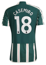 CASEMIRO #18 Manchester United 23/24 Authentic Men's Away Shirt - PL Font