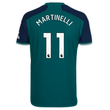 MARTINELLI #11 Arsenal 23/24 Authentic Men's Third Shirt - PL Font