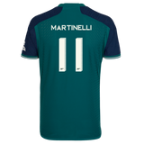 MARTINELLI #11 Arsenal 23/24 Authentic Men's Third Shirt - Arsenal Font