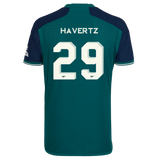 HAVERTZ #29 Arsenal 23/24 Authentic Men's Third Shirt - Arsenal Font