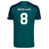 ØDEGAARD #8 Arsenal 23/24 Authentic Men's Third Shirt - Arsenal Font