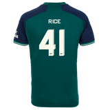 RICE #41 Arsenal 23/24 Stadium Men's Third Shirt - Arsenal Font