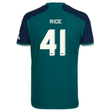 RICE #41 Arsenal 23/24 Authentic Men's Third Shirt - Arsenal Font
