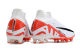 Nike Air Zoom Mercurial Superfly 9 Elite AG Football Boots - White/Red