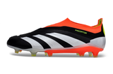Adidas Predator Elite FG Laceless - Black/Solar Red/White