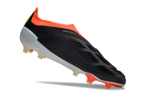 Adidas Predator Elite FG Laceless - Black/Solar Red/White
