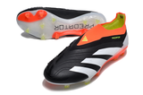 Adidas Predator Elite FG Laceless - Black/Solar Red/White