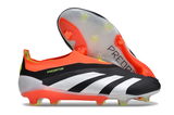 Adidas Predator Elite FG Laceless - Black/Solar Red/White
