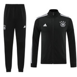 Germany 24/25 Men's Black Long Zip Jacket