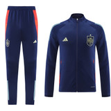 Spain 24/25 Men's Dark Blue Long Zip Jacket