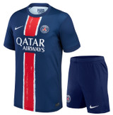 Paris Saint-Germain 24/25 Kid's Home Shirt and Shorts