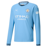 Manchester City 24/25 Men's Home Long Sleeve Shirt