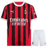 AC Milan 24/25 Kid's Home Shirt and Shorts
