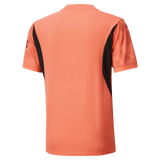 Manchester City 24/25 Kid's Coral Goalkeeper Shirt and Shorts