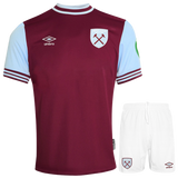 West Ham United 24/25 Kid's Home Shirt and Shorts