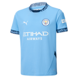 HAALAND #9 Manchester City 24/25 Kid's Home Shirt and Shorts - PL Font