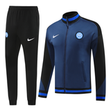 Inter Milan 24/25 Men's Dark Blue Long Zip Jacket