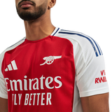 ØDEGAARD #8 Arsenal 24/25 Authentic Men's Home Shirt - Arsenal Font
