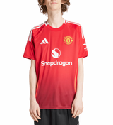 B.FERNANDES #8 Manchester United 24/25 Stadium Men's Home Shirt - Man United Font