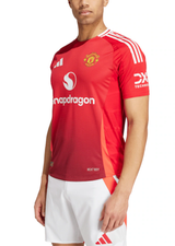 B.FERNANDES #8 Manchester United 24/25 Authentic Men's Home Shirt - Man United Font
