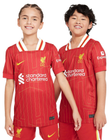 M.SALAH #11 Liverpool 24/25 Kid's Home Shirt and Shorts - LFC Font