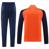Manchester United 24/25 Men's Orange Long Zip Jacket
