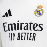 Real Madrid 24/25 Kid's Home Long Sleeve Shirt and Shorts