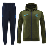 SSC Napoli 24/25 Men's Green Hoodie Tracksuit