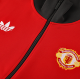 Manchester United 24/25 Men's Originals Red Long Zip Jacket