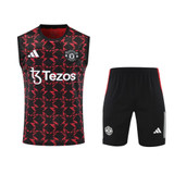 Manchester United 24/25 Men's Red-Black Pre-Match Tank Top