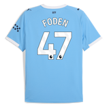 FODEN #47 Manchester City 25/26 Stadium Men's Home Shirt - PL Font