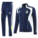 Real Madrid 25/26 Men's Navy-White Long Zip Jacket
