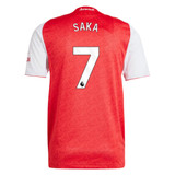 SAKA #7 Arsenal 25/26 Authentic Men's Home Shirt - PL Font
