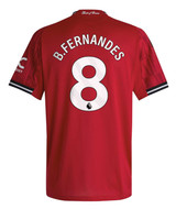 B.FERNANDES #8 Manchester United 25/26 Kid's Home Mini-Kit - PL Font