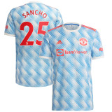 SANCHO #25 Men's 21/22 Stadium Manchester United Away Shirt