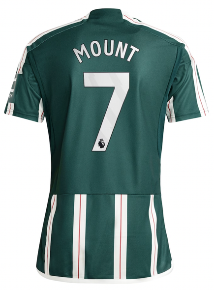 MOUNT #7 Manchester United 23/24 Stadium Men's Away Shirt - PL Font