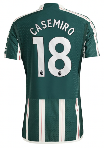 CASEMIRO #18 Manchester United 23/24 Authentic Men's Away Shirt - PL Font