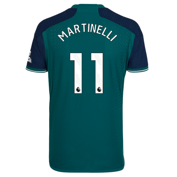 MARTINELLI #11 Arsenal 23/24 Authentic Men's Third Shirt - PL Font
