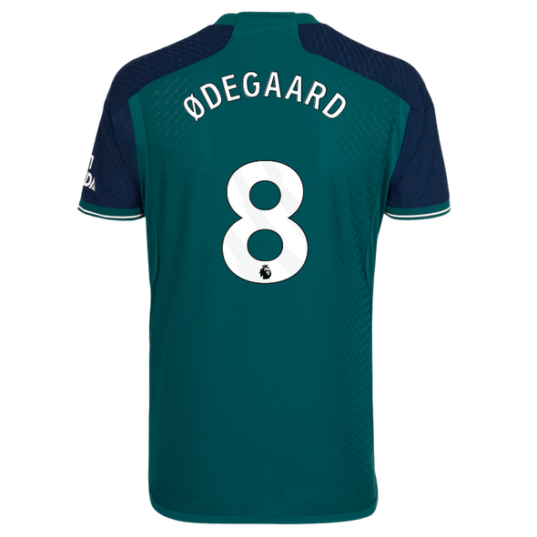 ØDEGAARD #8 Arsenal 23/24 Authentic Men's Third Shirt - PL Font