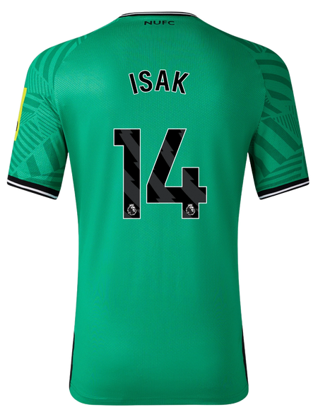 ISAK #14 Newcastle United 23/24 Authentic Men's Away Shirt - PL Font