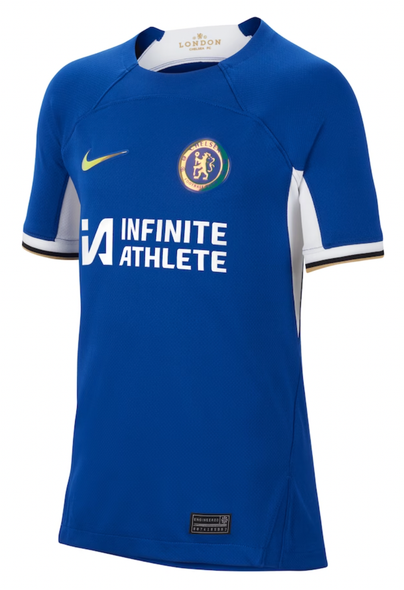 PALMER #20 Chelsea 23/24 Kid's Home Shirt and Shorts - Chelsea Font