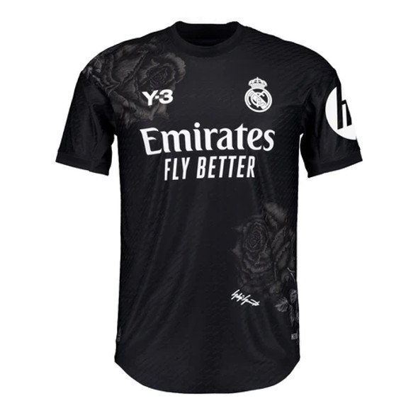 Real Madrid Y-3 23/24 Kid's Goalkeeper Black Shirt and Shorts