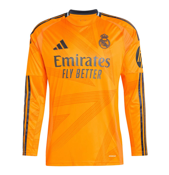 VINI JR #7 Real Madrid 24/25 Men's Away Long Sleeve Shirt