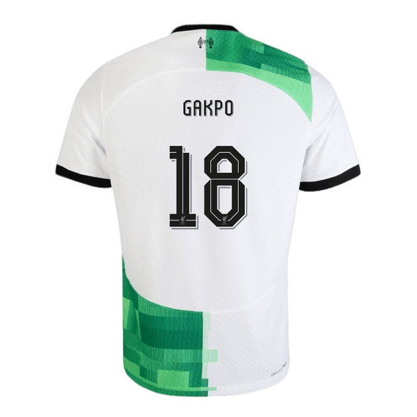 GAKPO #18 Liverpool 23/24 Authentic Men's Away Shirt - LFC Font