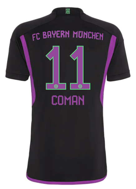 COMAN #11 Bayern Munich 23/24 Stadium Men's Away Shirt