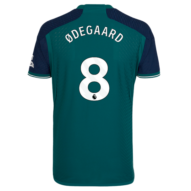 ØDEGAARD #8 Arsenal 23/24 Authentic Men's Third Shirt - PL Font