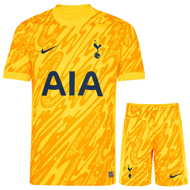 Tottenham 24/25 Kid's Home Goalkeeper Shirt and Shorts