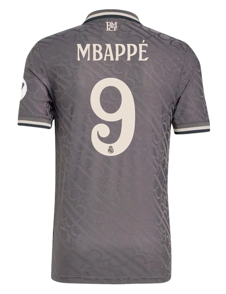 MBAPPÉ #9 Real Madrid 24/25 Authentic Men's Third Shirt